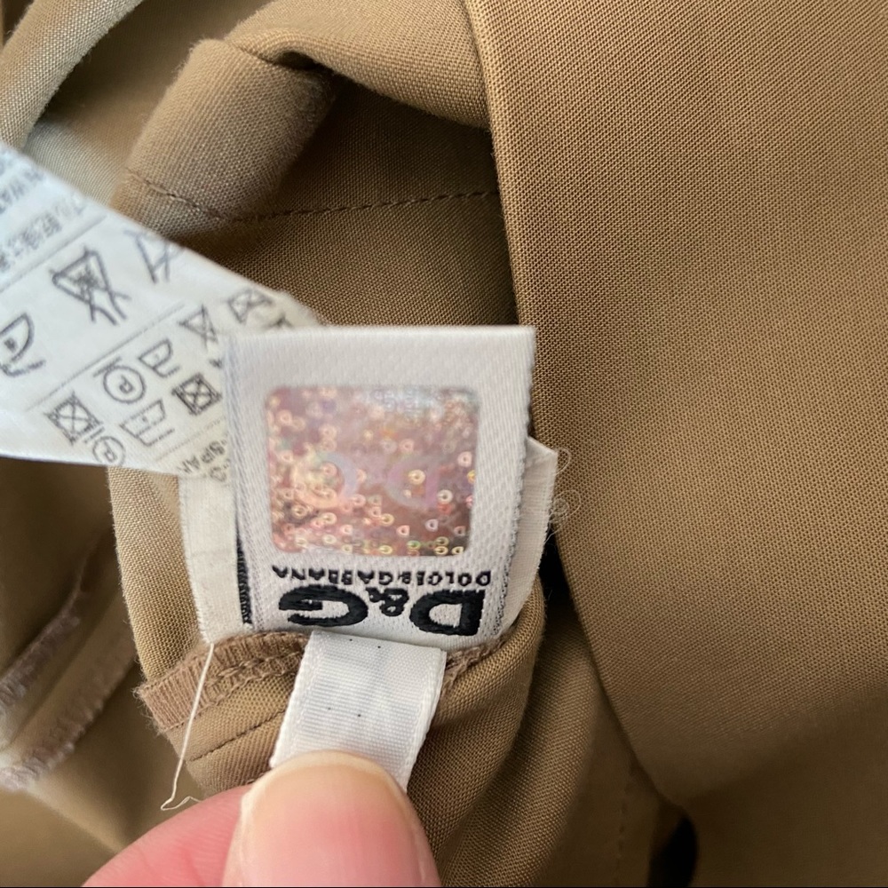 D&G | Midi Sheath Dress in Khaki - Picture 8 of 8